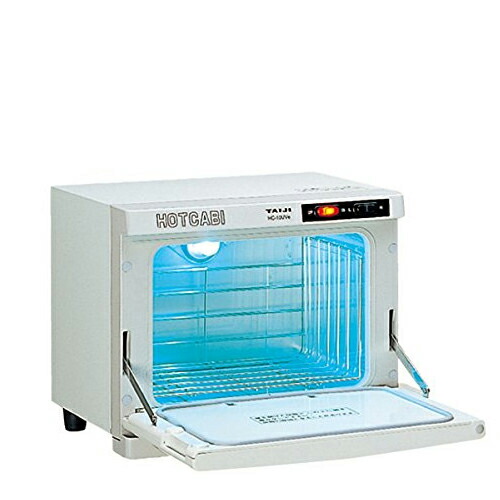 タオルウォーマー10L 約50本納める 無菌化灯付 タイジ ホットキャビ /UV付 HC-10UVe 幅350×奥ふかさ275×高さ290粍 【御勤め用/新品】【貨物輸送無料】