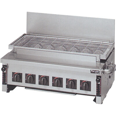 楽天市場】【業務用/新品】【マルゼン】ガス下火式焼物器 炭焼き