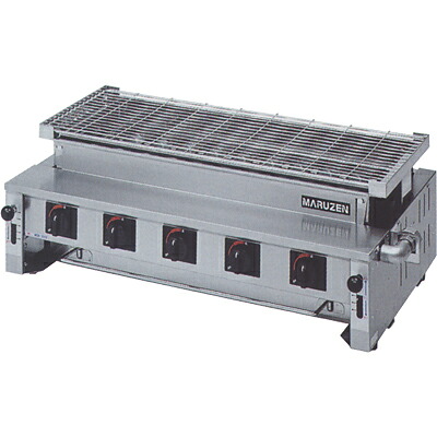 【業務用/新品】【マルゼン】ガス下火式焼物器 炭焼き 熱板タイプ 汎用型 MGK-310B 幅830×奥行515×高さ315mm 【送料無料】