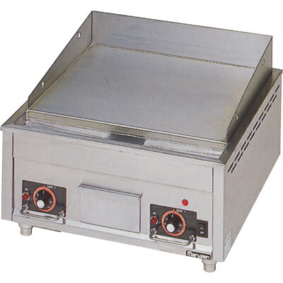 【御勤め用/新品】【マルゼン】灯し火グリドル サーモスタット付 MEG-066 幅600×奥ふかさ600×高さ300粍 【貨物輸送無料】