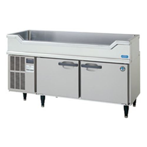 【業務用/新品】【ホシザキ】舟形シンク付コールドテーブル RW-150SDCG-ML-T 幅1500×奥行750×高さ850(830~870)(mm) 単相100V/送料無料|厨房機器と店舗用品 TENPOS