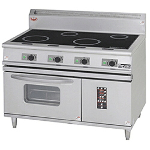 MIR-127XB 【マルゼン】IHレンジ コンベクションオーブン搭載 幅1200&times;奥行750&times;高さ850mm【業務用/新品】【送料無料】｜厨房機器と店舗用品 TENPOS