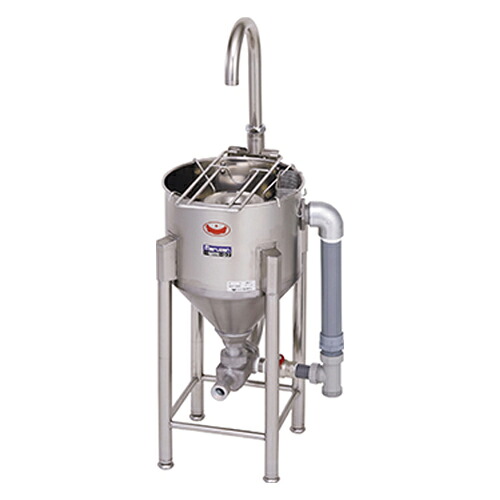 【お役目用/新品】【マルゼン】下がき式水圧洗米機 MRW-D7 幅400×奥ふかさ435×高さ（全高）660(1010)粍【貨物輸送無料】