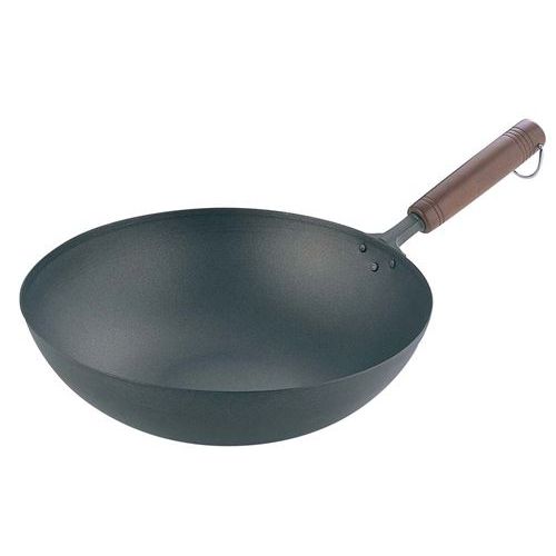純チタン 木柄 いため鍋 26cm/業務用/新品/小物送料対象商品｜厨房機器と店舗用品 TENPOS