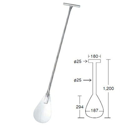 EBM 18-8 共柄 ヘラ型 滋養物供給用 シャモジ/御役目用/新品/小物貨物輸送客体商いもの 調理器具・製菓器具-調理器具-しゃもじ