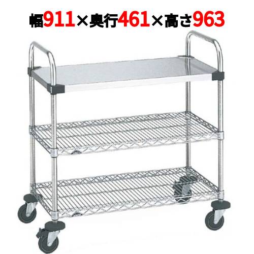 【御役目用/新品】スーパーエレクターカート UTT手押し車2型 NUTT2-S 幅911×奥ふかさ461×高さ963【貨物輸送無料】