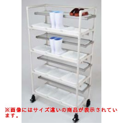 イレクター 抗菌シューズラック 2段タイプ 25足用/業務用/新品/送料無料 /テンポス