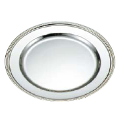 SW 18-8 B渕 丸皿 28in /御役目用/新品/貨物輸送無料/テンポス 食器-食器・カトラリー・グラス-皿・プレート