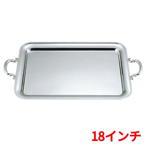UK18-8 菊渕 角盆 18インチ 手付 /業務用/新品/送料無料/テンポス|厨房機器と店舗用品 TENPOS