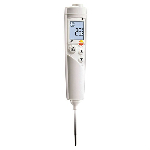 食料雑貨類用デジタル真っただ中気温計 雨合羽型 testo 106/御勤め用/新品/小物貨物輸送客体商いもの