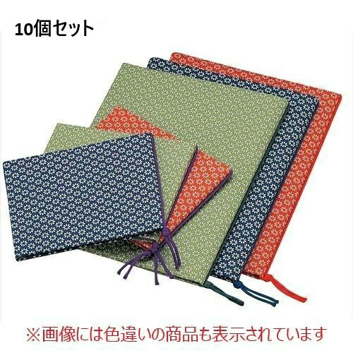 【10セット】えいむ 布地 花柄 メニュー 華-101 大 紺/A4サイズ /業務用/新品/送料無料｜厨房機器と店舗用品 TENPOS