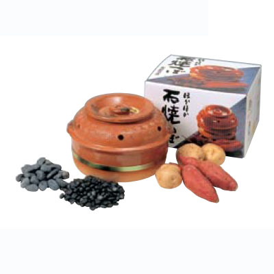 楽天市場】《国産》《送料込》焼き芋壺＋専用台付セット プロ仕様 壺