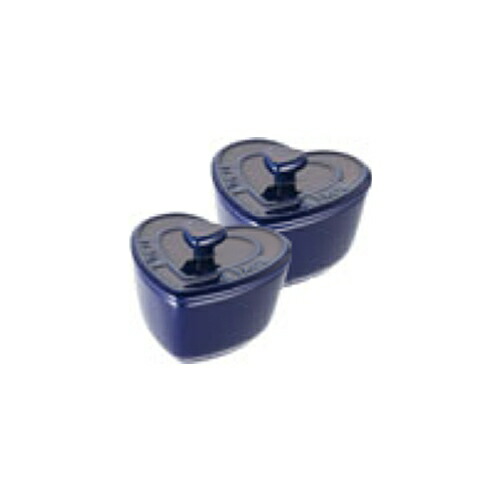 STAUB ハート型　ミニココット ストウブ Staub セラミック ミニココット ハート 10cm 2個セット