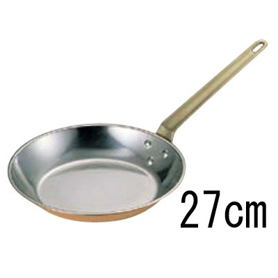 銅 フライパン 27糎 /お役目用/新品/小物貨物輸送客体商いもの