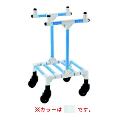 イレクターゴミカート(紙くずかご手押し車 ) 70L 皮膚軟化剤薄墨色/御役目用/新品/貨物輸送別途積もり書き