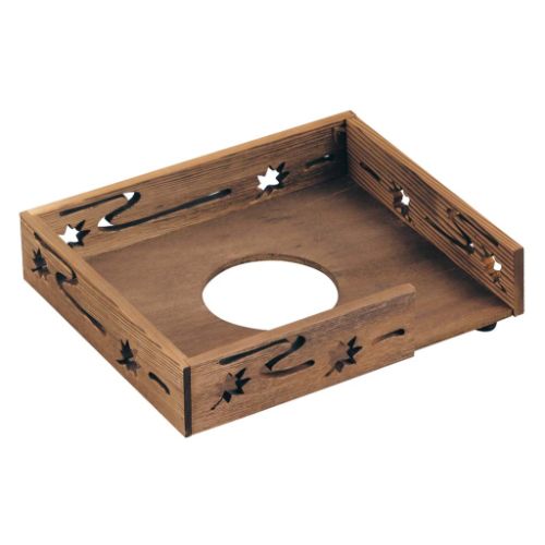 焼杉卓上コンロ用材枠 21431/お役目用/新品/小物貨物輸送客体商いもの