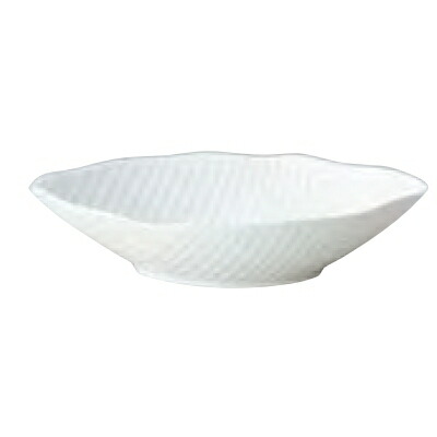 どんぶり鉢 どんぶり鉢M_バナナリーフホワイト JacquesPergay (4個入) / W272×D150×H67粍/御勤め用/新品