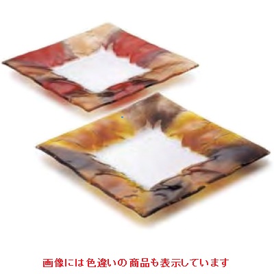 ポルカ スクエア プレート M ハーブ アンバーブラウン Polka /6入 /業務用/新品/小物送料対象商品｜厨房機器と店舗用品 TENPOS