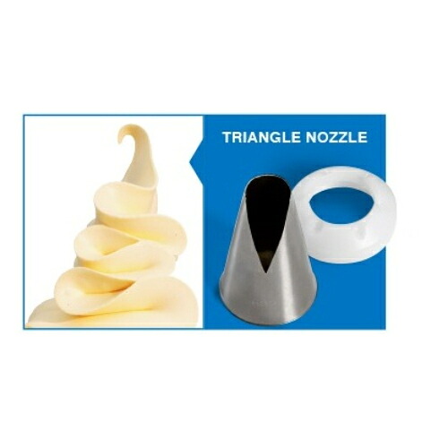 【プロ用/新品】【FMI】ソフトクリームマシン オプションノズルキット TRAIANGLE NOZZLE【小物送料対象商品】