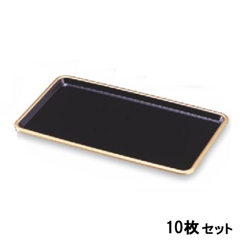 【10仕掛ける】お盆 平ったいお盆黒天金(底塗)(中) /お役目用/新品/小物貨物輸送客体商いもの