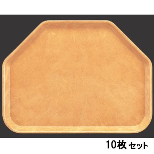 【10セット】トレー (SS-45)六角盆ブラウン WS /業務用/新品/小物送料対象商品