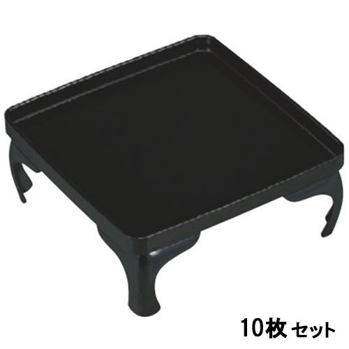 【10セット】御膳 尺0寸胴張仁の膳 黒(猫足型) /業務用/新品/送料無料|厨房機器と店舗用品 TENPOS