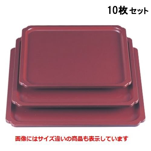 【10セット】お盆 瑞宝角盆銀朱尺2寸 NS加工 /業務用/新品/送料無料｜厨房機器と店舗用品 TENPOS