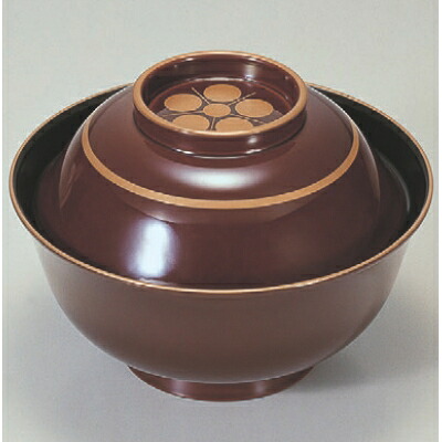 小吸椀 羽反吸椀溜梅鉢天金本漆塗手描蒔絵 漆器/業務用/新品/小物送料対象商品