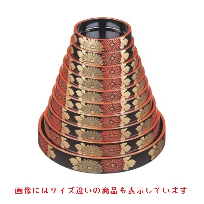 寿司桶 D.X富士型桶茶パール大菊尺5寸 高さ70 直径:465/業務用/新品/小物送料対象商品