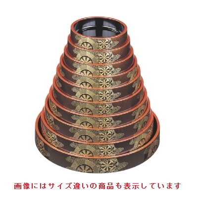 弥助桶 D.X富士型桶梨地御所車尺7寸 高さ76 差しわたし:523/お勤め用/新品/小物貨物輸送客体商いもの その他-食器・カトラリー・グラス