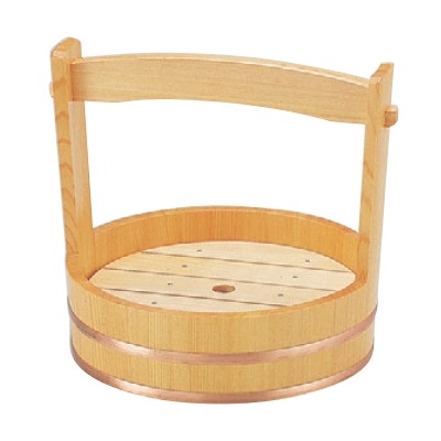 桶 両手桶(本体・スノ子付)8寸 高さ240 直径:245/業務用/新品/小物送料対象商品｜厨房機器と店舗用品 TENPOS 9,372円