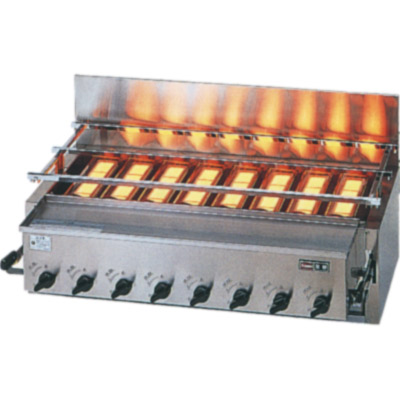 楽天市場】【リンナイ】ガスグリラー 遠赤外線 下火式 串焼 62号 RGK