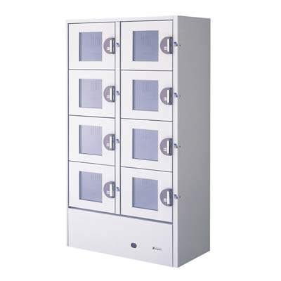 HPK-8R9-G(旧型：HPK-8R8-G)【フクシマ小峡谷花の冠】冷蔵冷ややかさロッカー 幅1000×奥ふかさ544(569)×高さ1790 手当たり式 【貨物輸送無料】【御勤め用】
