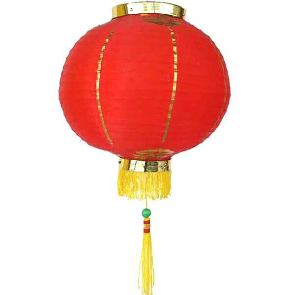 300069R 中華赤提燈 直径50cm ナイロン製 カンダ/業務用/新品 /小物送料対象商品/テンポス
