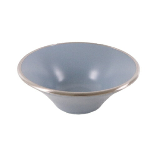 メタル丼フラワー 厚口 渕磨きタイプ 塗装仕様 青磁/業務用/新品/小物送料対象商品