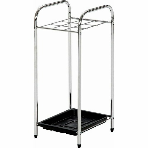 クロム傘立て ９マス 2459T 6個入/業務用/新品/送料別