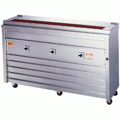 【業務用】 ヒゴグリラー 焼鳥専用 床置式グリラー 三相200V 3P-212K 幅1360×奥行410×高さ850mm 【送料無料】