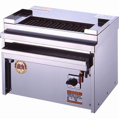 【業務用】 ヒゴグリラー 焼鳥専用 卓上式 グリラー単相200V P-124KC 幅520×奥行410×高さ380mm 【送料無料】 128,145円