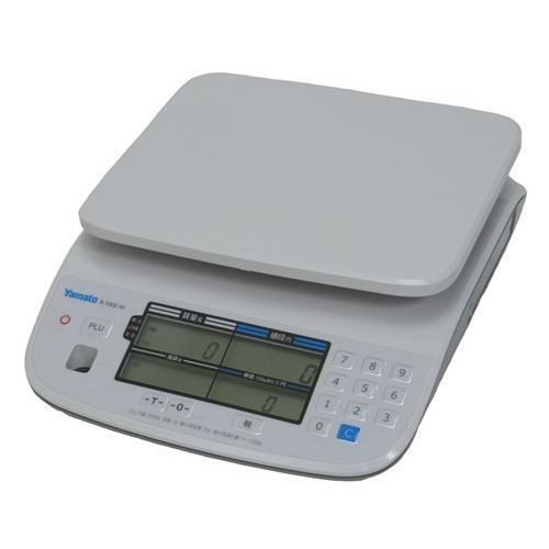 【御勤め用/新品】【大和製衡】雨合羽型デジタル通貨価値はかり （検見付) R-100E-W-6  【貨物輸送無料】