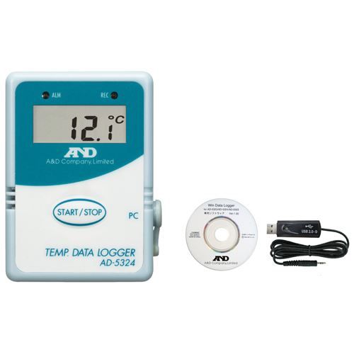A&D 温度データーロガー AD-5324SET/業務用/新品/小物送料対象商品 8,520円