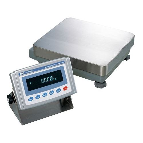 A&D 取引証明用 防塵・防水重量級天びん 分離型 GP-100KSR(ひょう量:101kg 最小表示:0.01kg)