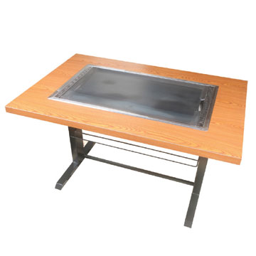【プロ用/新品】伊東金属 お好み焼きテーブル 幅1200×奥行800×高さ700 [IM-1120H]【送料別途】【保証なし】