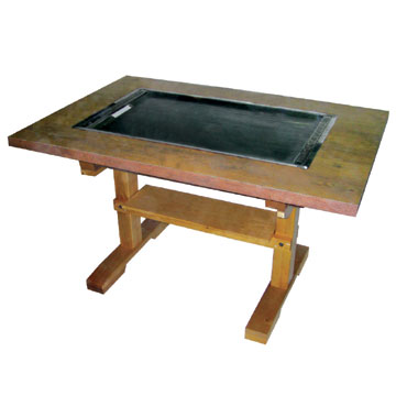 【プロ用/新品】伊東金属 お好み焼きテーブル 幅1500×奥行800×高さ700 [IM-2150H]【送料別途】【保証なし】
