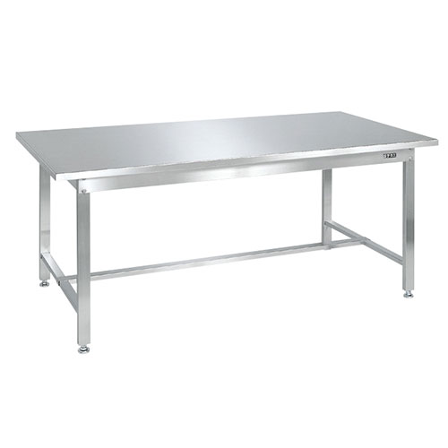 SUS4-127HC ステンレス作業台(ステンレスカブセ天板) 幅1200×奥行750×高さ740mm/新品/業務用/送料無料