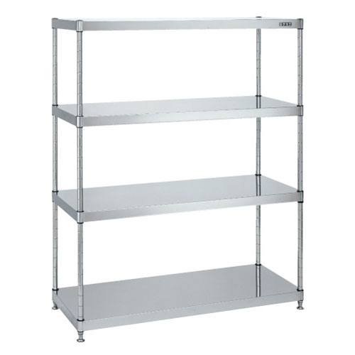 ステンレスニューパールラック NPR-1114SU 幅1200×奥行450×高さ1200mm/新品/業務用/送料無料|厨房機器と店舗用品 TENPOS