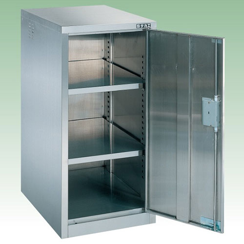 ステンレス薬品保管庫 SU-45B 幅450×奥行600×高さ900mm/新品/業務用/送料無料|厨房機器と店舗用品 TENPOS