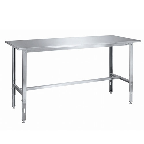 SUT4-189LCN ステンレス高さ調整作業台 幅1800×奥行900×高さ700～900mm/新品/業務用/送料無料
