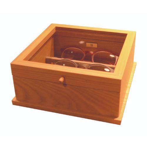 6-079-01/老眼鏡入  約幅22×奥ふかさ22×高さ7糎/御役目用/新品/小物貨物輸送客体商いもの