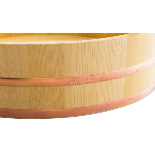 粋・椹飯台 (銅タガ) 約2.5升/業務用/新品/送料無料