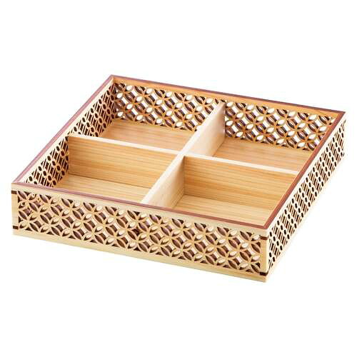ひのき細密盛器 七宝 四ツ切/業務用/新品/小物送料対象商品